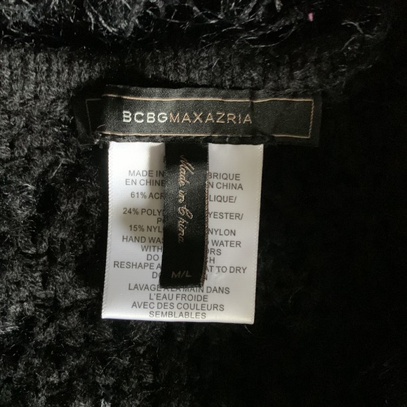 BCBGMAXAZRIA Black Vest — M/L - Picture 5 of 6